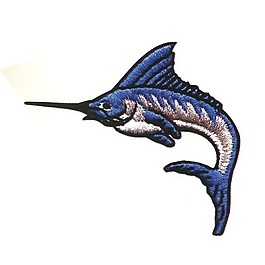 繡花 動(dòng)物 魚 色彩 藍(lán)色 免費(fèi)素材