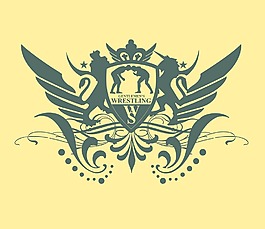 印花矢量圖 徽章標記 文字 人物 男人 免費素材