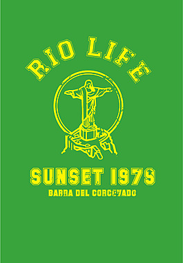 印花矢量圖 徽章標(biāo)記 色彩 黃色 綠色 免費(fèi)素材