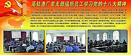 云銅鈦業集團學習十八大展板圖片