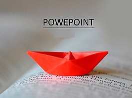 信息紙船ppt模板下載
