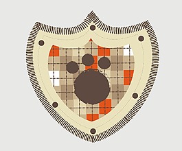 印花矢量圖 徽章標(biāo)記 花紋 色彩 黑色 免費(fèi)素材