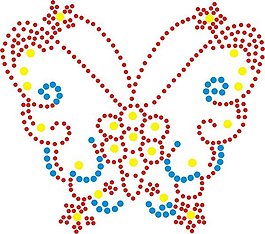 燙鉆 成熟優(yōu)雅女裝 毛衫燙鉆 動(dòng)物 蝴蝶 免費(fèi)素材