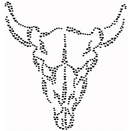 燙鉆 成熟優(yōu)雅女裝 毛衫燙鉆 動物 牛頭 免費素材