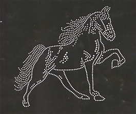 燙鉆 成熟優(yōu)雅女裝 毛衫燙鉆 動(dòng)物 馬 免費(fèi)素材