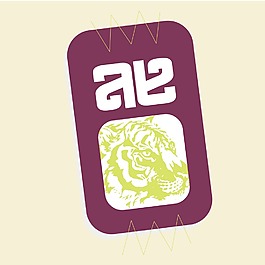 印花矢量圖 徽章標(biāo)記 動(dòng)物 老虎 文字 免費(fèi)素材