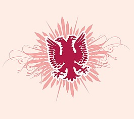 印花矢量圖 徽章標(biāo)記 色彩 枚紅色 粉紅色 免費素材