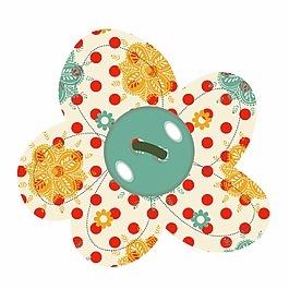 印花矢量圖 抽象 紐扣 花紋 圓點(diǎn)底紋 免費(fèi)素材
