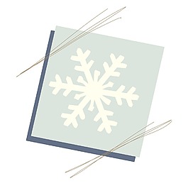 印花矢量圖 徽章標記 抽象 雪花 色彩 免費素材