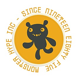 印花矢量圖 徽章標(biāo)記 色彩 黑色 橙色 免費(fèi)素材