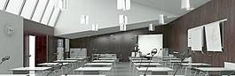 會議室 講座室整體模型03