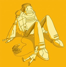 位圖 人物人物 色彩 黃色 抽象 免費(fèi)素材
