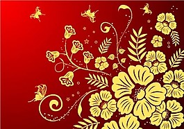 印花矢量圖 優(yōu)雅植物 花卉 毛衫印花 優(yōu)雅植物 免費素材