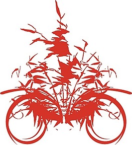 印花矢量圖 抽象 優(yōu)雅植物 抽象花卉 枝葉 免費(fèi)素材