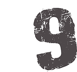 印花矢量圖 文字 數(shù)字 9 色彩 免費素材