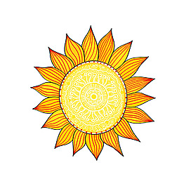 典型的太陽