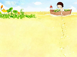 位圖 人物 卡通人物 少女 花 免費(fèi)素材
