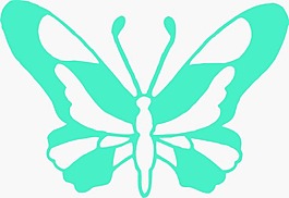印花矢量圖 動(dòng)物 蝴蝶 色彩 綠色 免費(fèi)素材