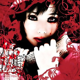 位圖 人物 女人 黑色 紅色 免費(fèi)素材