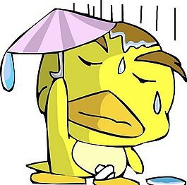 位圖 卡通動物鳥類 可愛卡通 色彩 黃色 免費素材