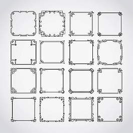 方型花邊