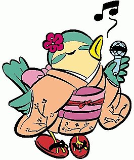 位圖 卡通動(dòng)物 鳥類 可愛卡通 色彩 免費(fèi)素材