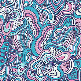 無(wú)縫管波的手繪圖案