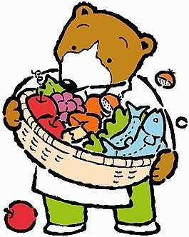 位圖 卡通動(dòng)物 熊 可愛卡通 色彩 免費(fèi)素材