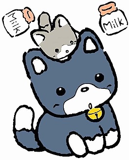 位圖 卡通動(dòng)物 貓 可愛(ài)卡通 色彩 免費(fèi)素材
