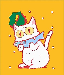 位图 卡通动物 鱼 猫 可爱卡通 免费素材