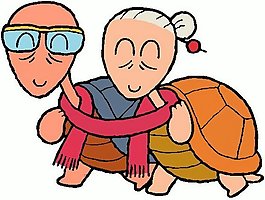 位圖 動物 烏龜 烏龜 可愛卡通 免費素材