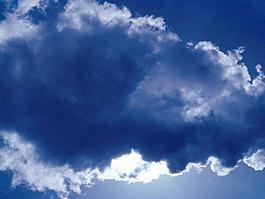 天空景色PPT模板