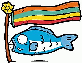 位圖 動(dòng)物 魚 可愛卡通 色彩 免費(fèi)素材