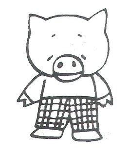 位圖 動物 豬 可愛卡通 色彩 免費素材