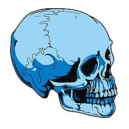印花矢量圖 人物 靈異 骷髏 色彩 免費素材