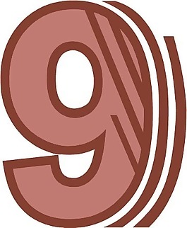 印花矢量圖 文字 數(shù)字 9 色彩 免費素材
