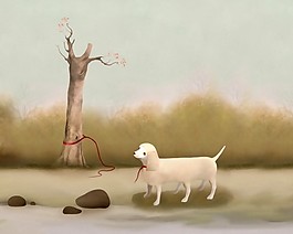 位圖 羊 樹 草 五顏六色 免費素材