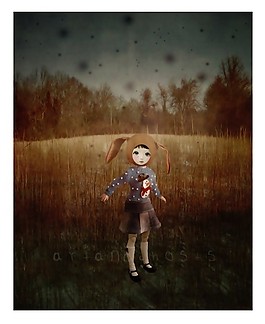 位圖 人物 少女 草 樹 免費素材