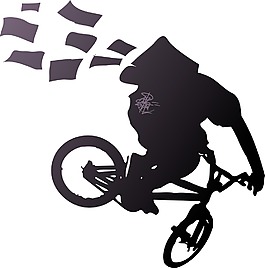 印花矢量圖 交通 自行車 人物 運動 免費素材