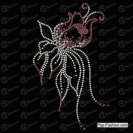 燙鉆 成熟優(yōu)雅女裝 毛衫燙鉆 植物 免費素材