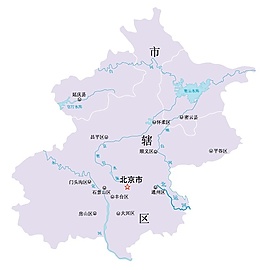 中國北京地圖免費下載