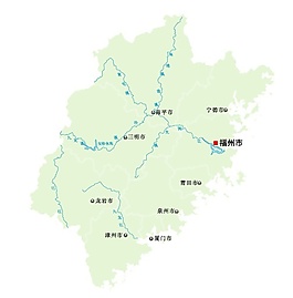 中國福建地圖免費下載