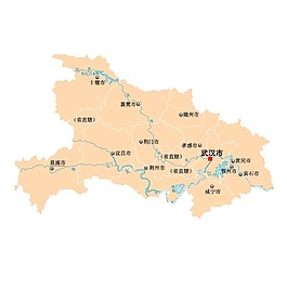 中国湖北地图免费下载