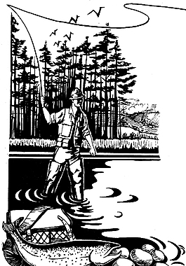 位圖 男人 樹 黑白色 魚 免費(fèi)素材