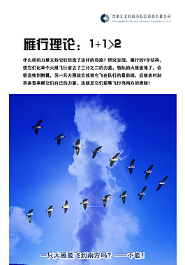 雁行理論海報(bào)