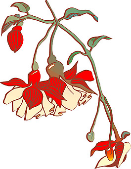 印花矢量圖 成熟優(yōu)雅女裝 優(yōu)雅植物 花 免費(fèi)素材
