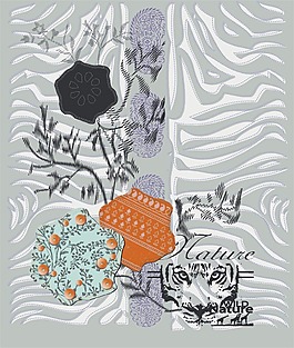 印花矢量圖 時(shí)尚休閑女裝 花 花卉 免費(fèi)素材