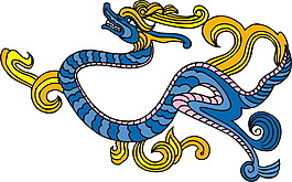 印花矢量圖 T恤圖案 抽象 龍 免費(fèi)素材