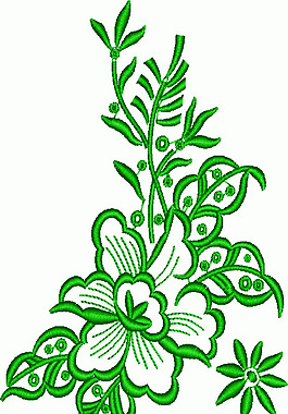 繡花 成熟優(yōu)雅女裝 植物 花 免費(fèi)素材