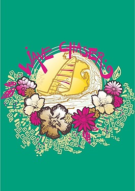 印花矢量圖 時尚休閑女裝 圖案概括 文字 免費素材